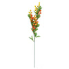 50cm Grey Glass Vase Artificial Chrysanthemums - Premium Quality