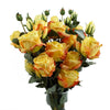 6 x 60cm Yellow Rose Artificial Flower Sprays - 24 Flowers 18 Buds - Premium Quality