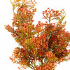 Pack of 6 x 75cm Artificial Coral Berry Spray Bush Stem