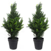 Cedar Cypress Topiary Tree Artificial 60cm Plant