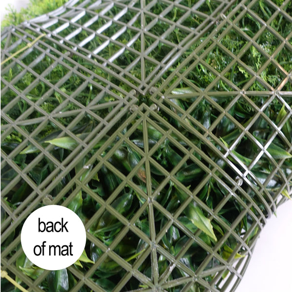 100cm Artificial Green Wall Panel Mixed Foliage Faux Living Wall - Premium Quality