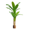 180cm Artificial Banana Tree Tropical Plant Copper Metal Planter - Premium Quality