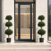 120cm Pair of Buxus Triple Ball Artificial Tree UV Resistant Outdoor Topiary - Premium Quality