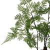 Artificial Tree Moss Fern Silver Planter 150cm