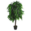 Artificial Mango Plant Tree 120cm 4ft Tall Large Realistic Green Natural Wood Botanik