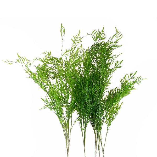 Pack of 6 x Artificial Foliage Boston Fern Stem 120cm