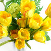 80cm Artificial Tulip Yellow Stem