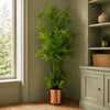 150cm Artificial Natural Moss Base Fern Foliage Plant with Copper Metal Plater