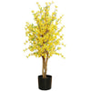 Artificial Forsythia Tree 60cm Leaf