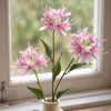 72cm Artificial Pink Spider Lily Stem