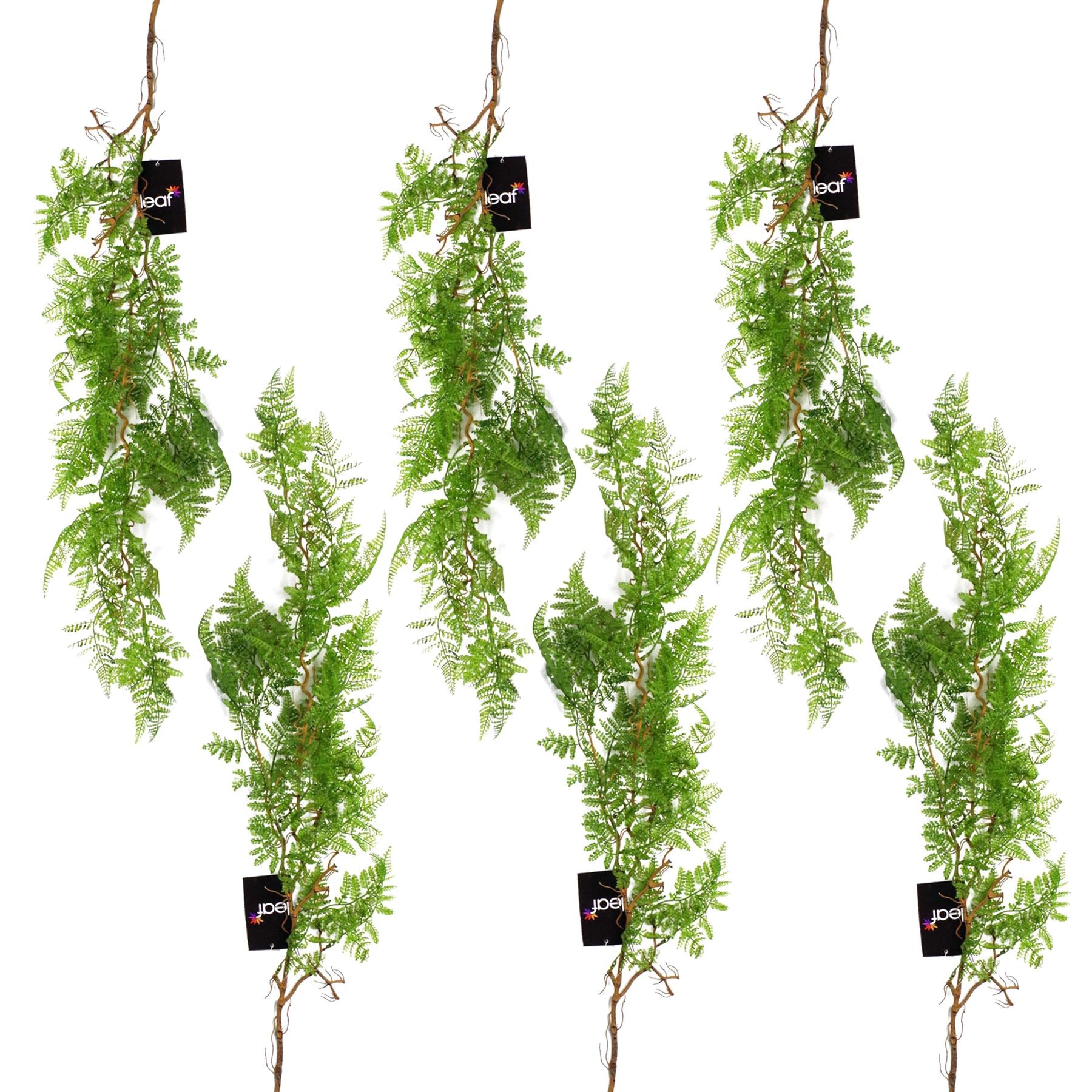 Leaf Artificial Maidenhair Plant Pack x 6