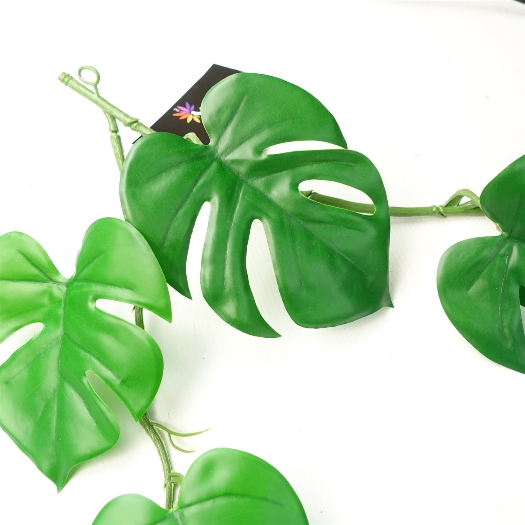 6 x 180cm Artificial Hanging Trailing Monstera Plant - Premium Quality