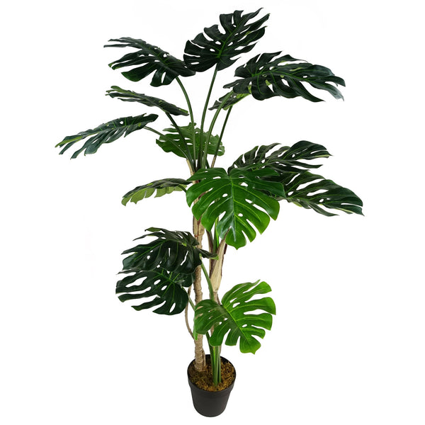 Artificial Monstera Plant 150cm Luxury Cheese Plant 5ft Tall Botanik