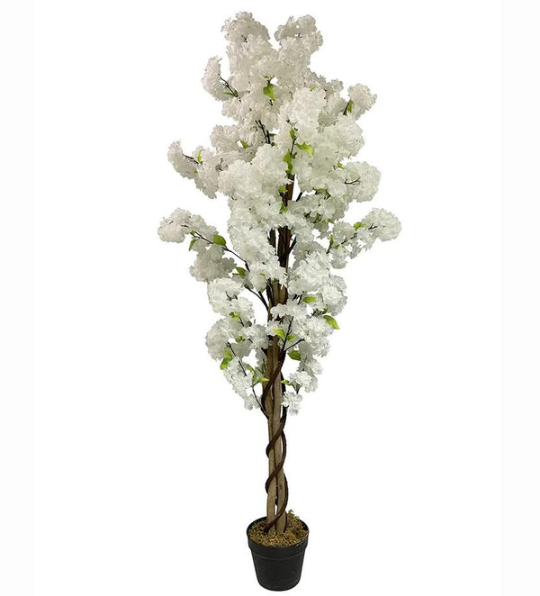 Artificial Blossom Tree White 150cm Fully