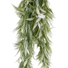 Pack of 6 x 80cm Italian Ruscus Hanging Plant with Realistic Foliage - Light Green - Premium Quality