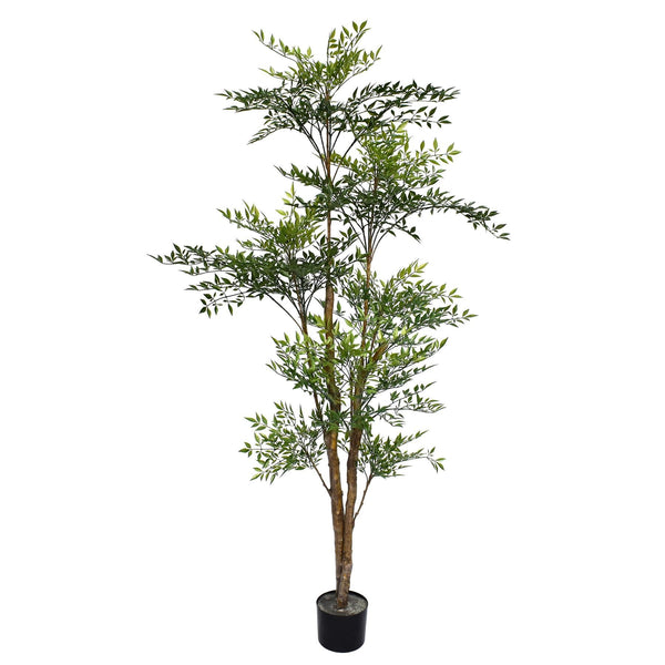 165cm Fire Retardant Nandina Tree with 4857 Leaves - Premium Quality