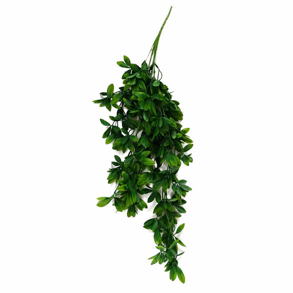 Pack of 6 x 70cm Artificial Trailing Laurel Leaf Hanging Plant – Realistic Green Plastic Foliage