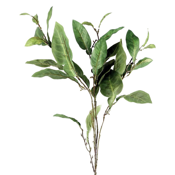 Pack of 6 x 90cm Artificial Ficus Foliage Stem - Premium Quality
