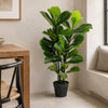 90cm (3ft) Large Artificial Fiddle Fig Tree Ficus Lyrata Plant