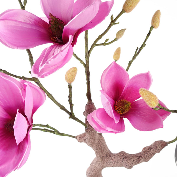 Magnolia Artificial Tree Pink Potted