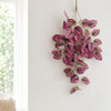 Pack of 6 x 60cm Artificial Pink Polka Dot Plant Hanging Bushes