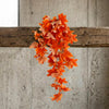 70cm Artificial Trailing Grape Ivy Plant Faux Hanging Foliage - Orange