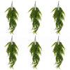 Pack of 6 x 75cm Artificial Trailing Fern Plant Hanging Faux Greenery - Premium Quality