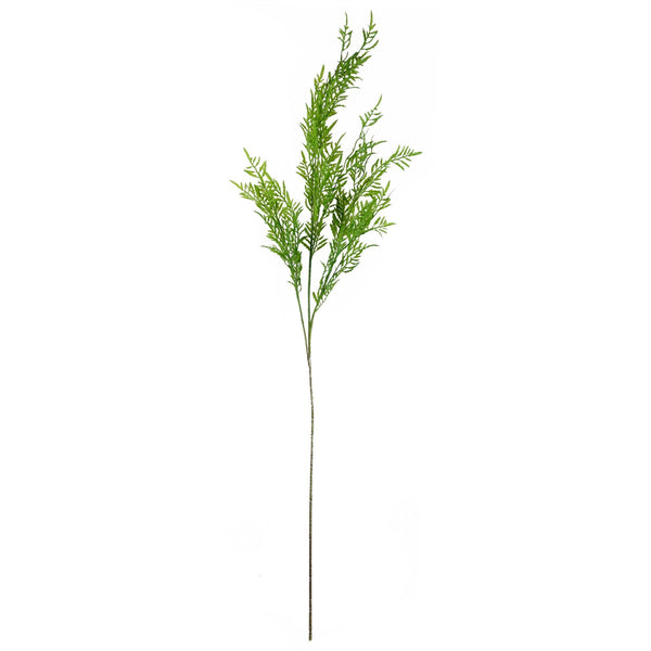 100cm Yellow Lily and Fern Display Glass Vase - Premium Quality