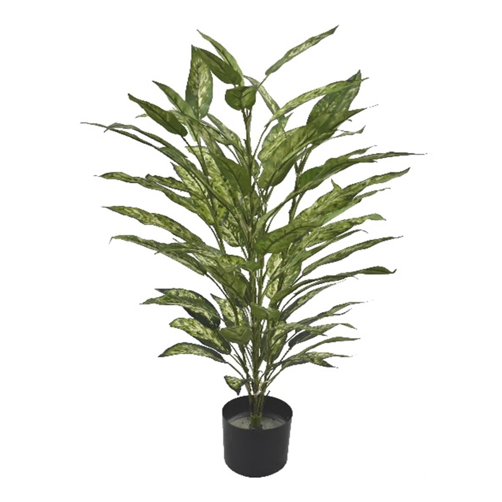 80cm Fire Retardant Aglaonema Bush with 72 Leaves - Premium Quality