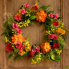 50cm Artificial Bright Spring Flower Wreath