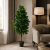 120cm Leaf Realistic Artificial Bay Cone Laurel Topiary