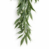 80cm Italian Ruscus Hanging Plant with Realistic Foliage - Sage Green