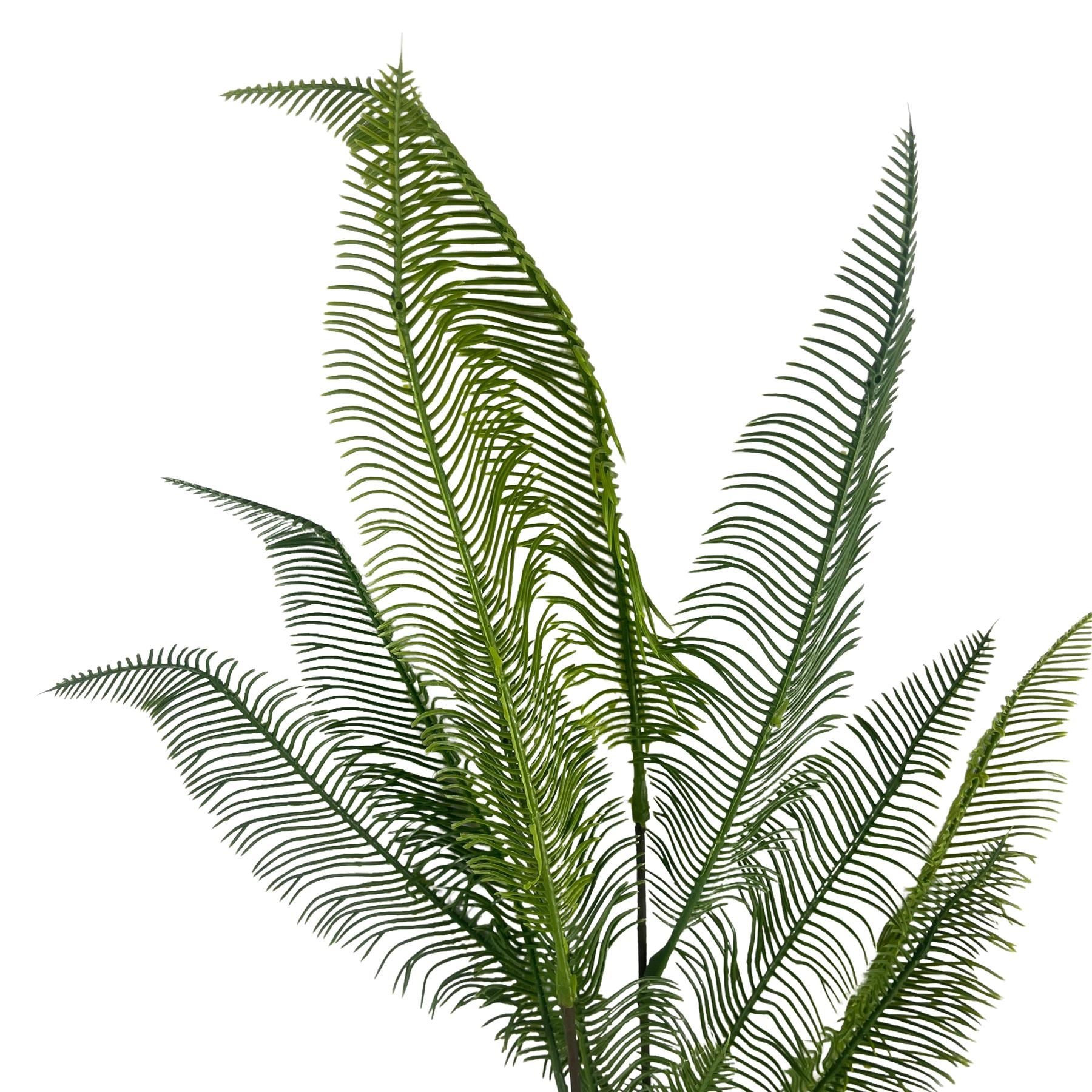 Pack of 6 x 100cm Artificial Fern Spray - Premium Quality