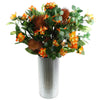 Pack of 6 x 60cm Flower Foliage Spray - Orange - Premium Quality