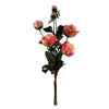 70cm Pink Peony Arrangement Glass Vase - Premium Quality