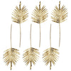 Pack of 6 x 95cm Gold Palm Botanik - Premium Quality