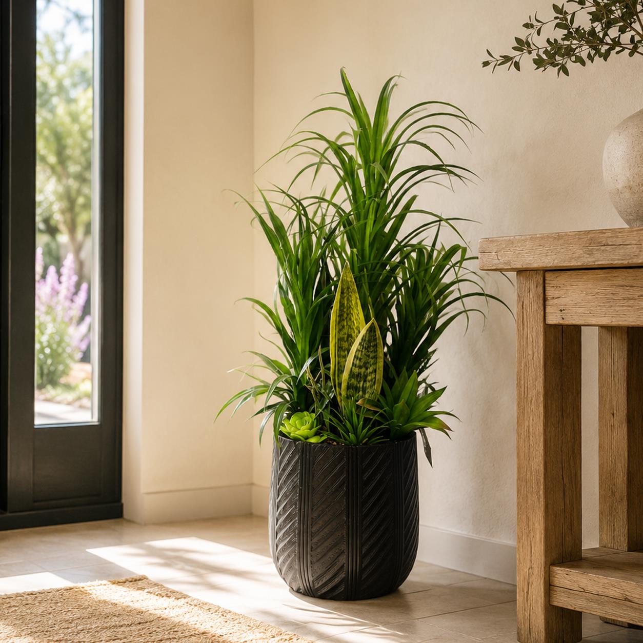100cm Artificial Yukka Display in Pot Artificial