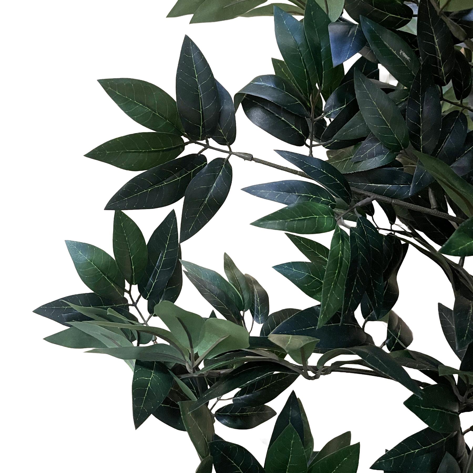 180cm Fire Retardant Lychee Ball Tree with 3774 Leaves and Natural Trunk