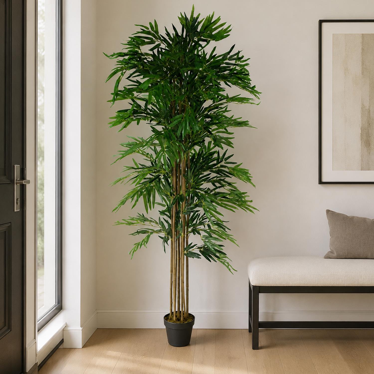 Artificial Bamboo Plants Trees Green