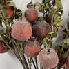 Pack of 6 x 75cm Artificial Pomegranate Stem Artificial Red - Premium Quality