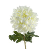 Pack of 6 x 75cm Extra Large Reflex Chrysanthemum - White - Premium Quality