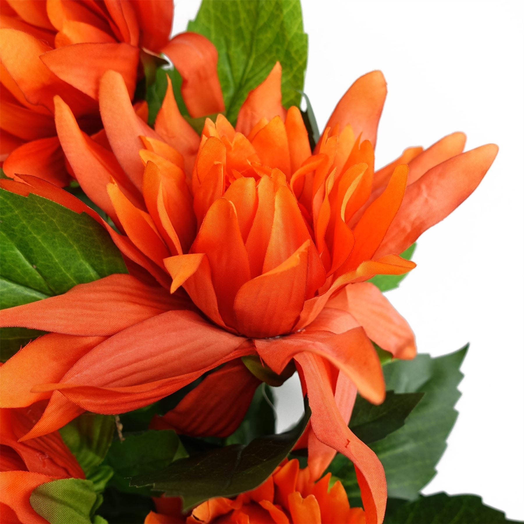 55cm Artificial Red Dahlia Pinnata - Premium Quality