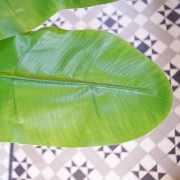180cm Artificial Banana Tree Tropical Plant Copper Metal Planter - Premium Quality