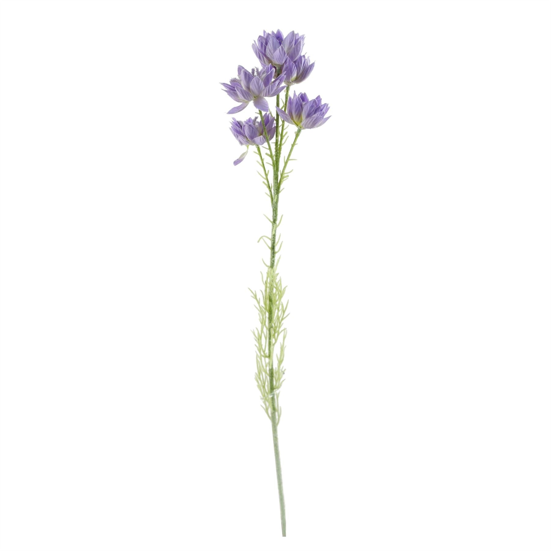 Pack of 6 x Artificial Flowers Purple Starflower Stem - 5 Flowers 60cm