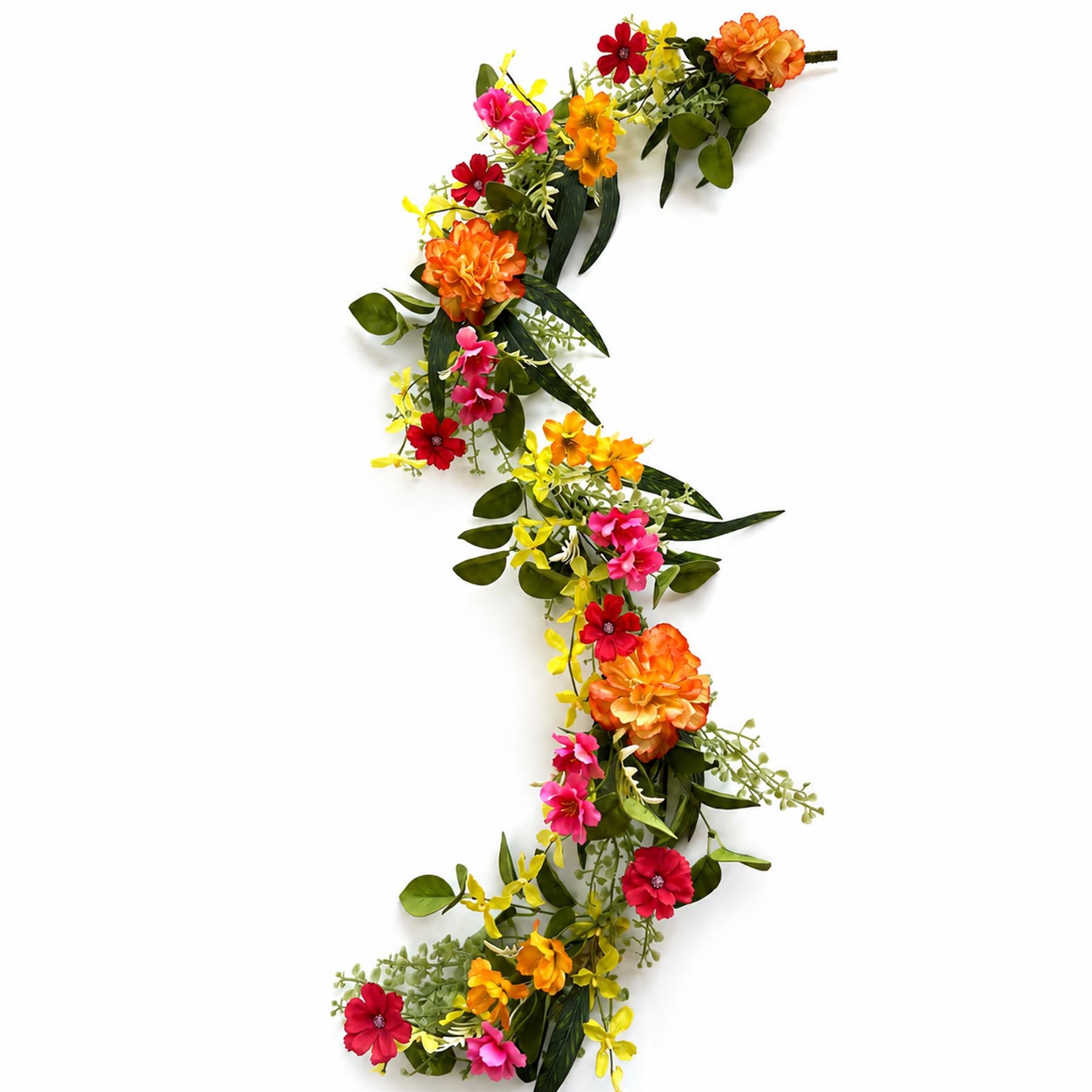 140cm Artificial Bright Spring Flower Garland