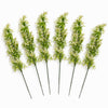 Pack of 6 x 48cm Artificial White Blossom Spray Stem