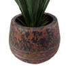 Large Composite Planter Brown / Black