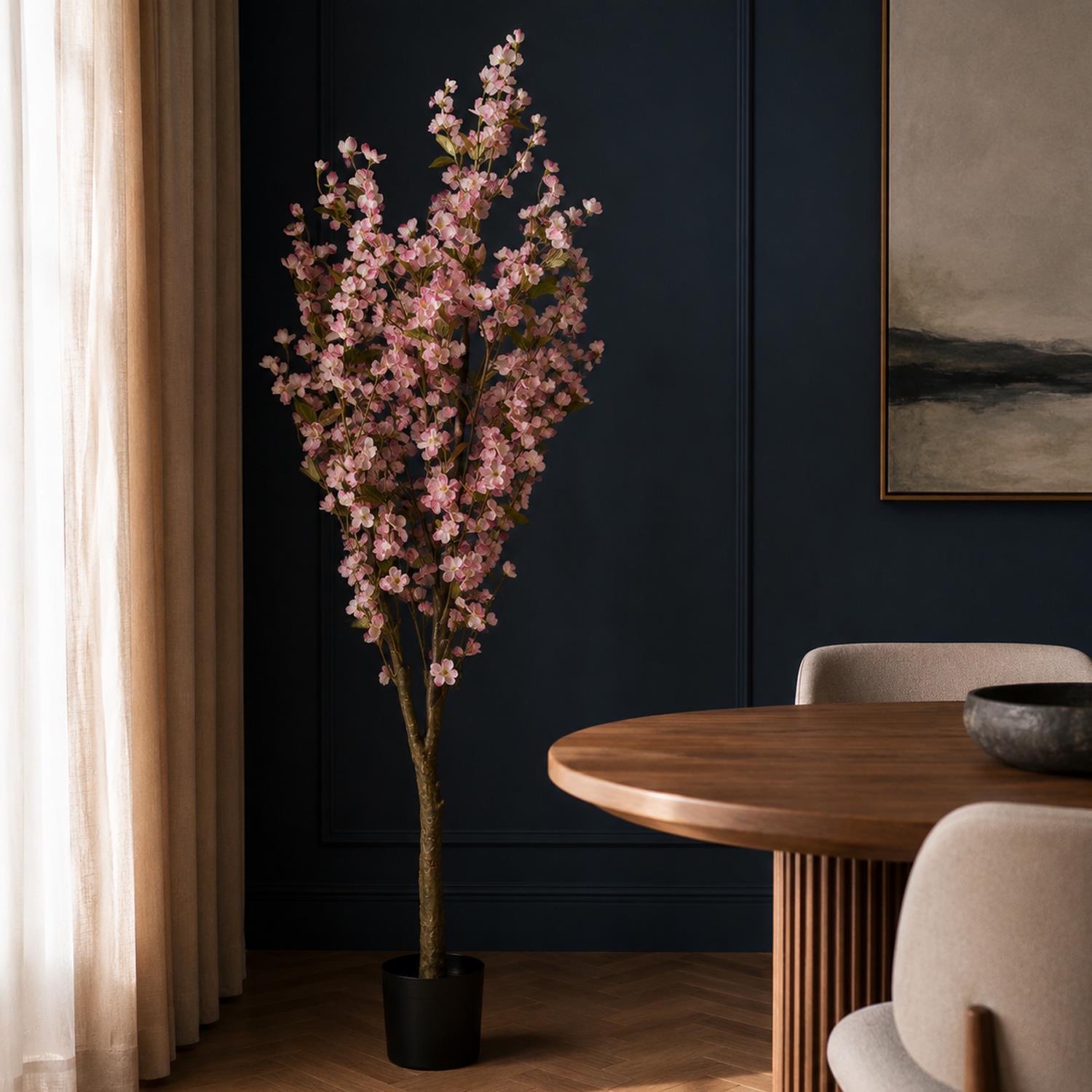 Artificial Pink Cherry Tree Blossom - HUGE 180cm 6FT