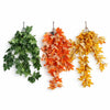Pack of 6 x 70cm Artificial Trailing Grape Ivy Plant Faux Hanging Foliage - Yellow