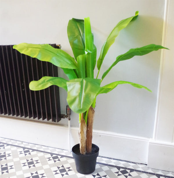 Artificial Banana Tree Tropical Plant - 4ft LARGE TREE Botanik